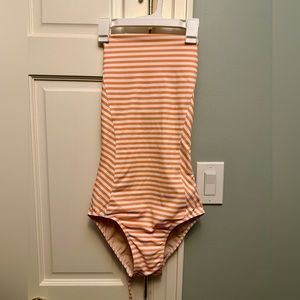 ALBION FIT PEACHY KEEN ONE-PIECE SWIMSUIT - Size X-small